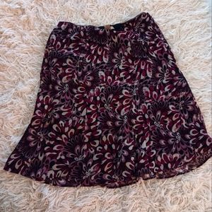 Womens notations pink,black Geometric skirt sz L